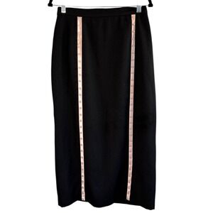 Pink Pearl Studded Midi Pencil Skirt Sz 10 Office Siren Corpcore Model Off Duty